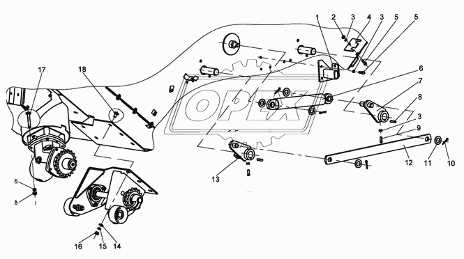 Ц40.25.160.01 Гидроцилиндр молотилка 160х40х25 Дон-1500,Дон-680